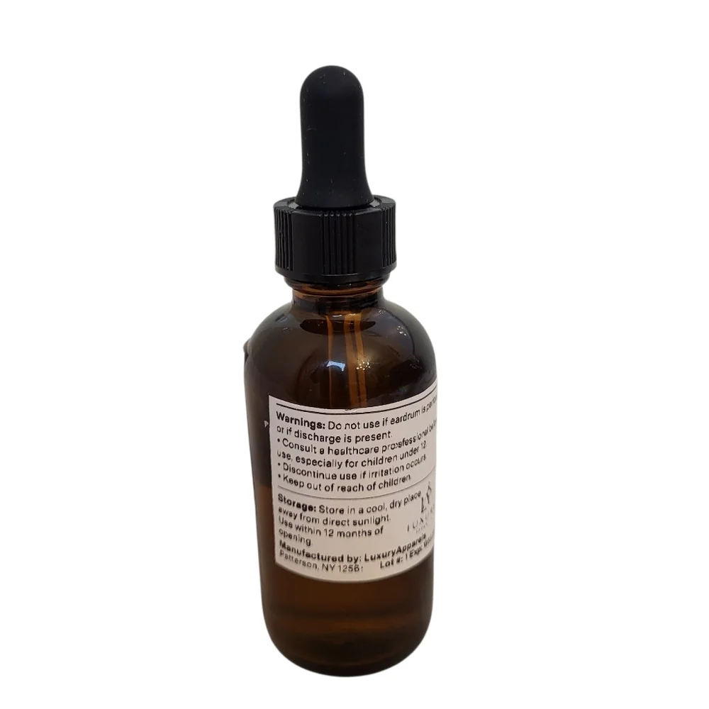 Mullein Ear Oil Herbal Extract in Olive Oil 2 fl oz Bottle